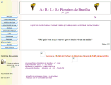 Tablet Screenshot of pioneirosdebrasilia.com